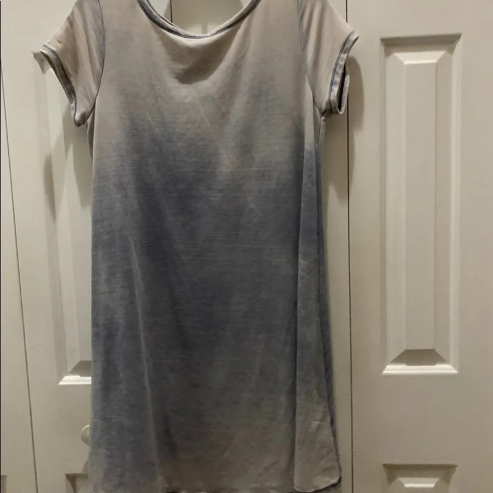 "Thyme + Honey" Women Blue Dress. Size: Medium